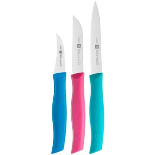 Zwilling Twin Messerset 3-tlg. Schälmesser/Gemüsemesser/Spickmesser 3 cm mehrfarbig