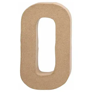 Creativ Company 26614, Deko-Buchstabe, Papierzellstoff, Natürlich/Natur, 115 mm, 25 mm, 204 mm