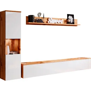 INOSIGN »PARIS«, (Komplett-Set, 3 St.), TV-Wand 220cm breite, grifflose Design, stehend und hängend montierbar