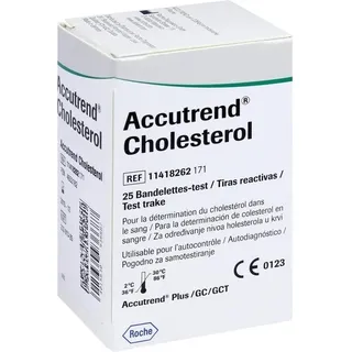 Roche Accutrend Cholesterol Teststreifen 25 St.