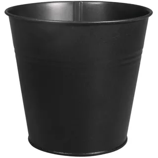 Rayher 25194576 Metall Topf, 13cm ø, Schwarz