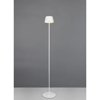 LED-Stehlampe - H 120 cm - Weiß - Kunststoff - dimmbar - Weiß