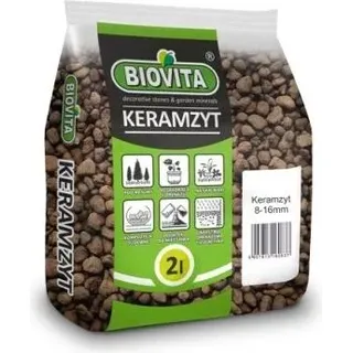 BIOVITA GARDENING BLÄHTON, ideal für die Drainage, 8-16 mm, 2 l