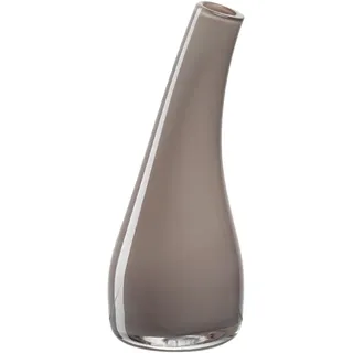 LEONARDO HOME Arco Vase, 4er Set, handgemachte Vasen mit geschwungener Form, Schlichte Kunstwerke, Eleganz für Zuhause, Gebogene Vasen, Höhe 16 cm, Taupe, 045268