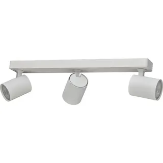 Oktaplex lighting Oktaplex Bora Deckenstrahler inkl. GU10 Leuchtmittel 4000K Neutralweiß Schwenkbar Aluminium 3-flammig Weiß