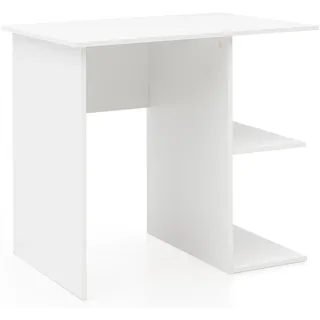 Wohnling Computertisch WL5.757 Weiß Schreibtisch 82 x 60 x 76 cm | - Weiß