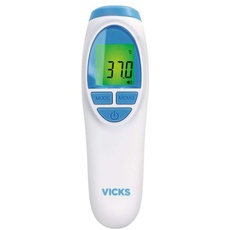 Vicks VNT200EU Thermometer ohne Touch-Technologie (klinisch nachgewiesene Genauigkeit, Fever InSight, Silent Mode, Schnellmessung), 125 g