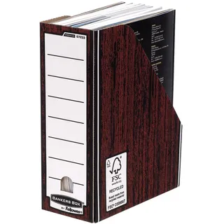 Fellowes 0723301-Premium Mgzne Datei Holzmaserung Stück