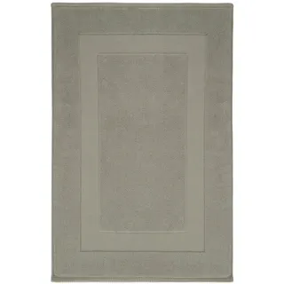 Badteppich , Dunkelgrün , Textil , 60x95 cm , Heimtextilien, Badtextilien, Badematten