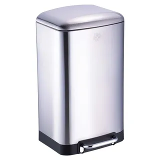 Dirt Devil Tretmülleimer 30 l Silber