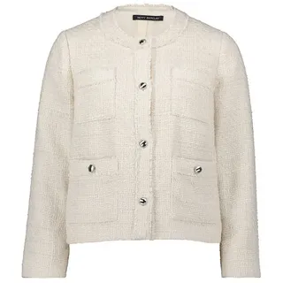 Betty Barclay Damen Blazer-Jacke mit Fransen 40, beige