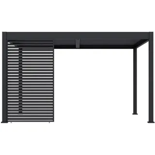 Paragon Lamellen Sichtschutz für Pergola Grand Tuscan 14 135 x 2,34 m Grau