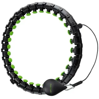 Tunturi Großer Hula-hoop-reifen Mit Gewicht - Black - One Size