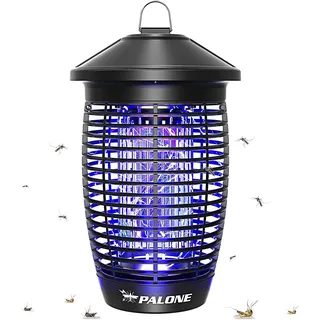 PALONE Elektrische Insektenvernichter 20W Anti-Mücken Lampe Schwarz