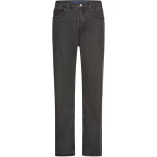 Loose-fit-Jeans HUGO BLUE "Nate", Herren, Gr. 36, Länge 32, schwarz (charcoal010), Denim/Jeans, Obermaterial: 100% Baumwolle, unifarben, loose fit lang, Jeans Loose-fit-Jeans, in heller Waschung