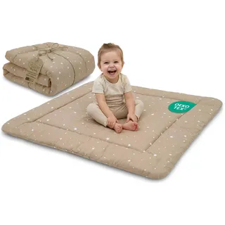 Krabbeldecke Krabbelmatte für Baby – Spielmatte Spieldecke Bodenmatte für Kinder und Babys für Kinderzimmer und Laufgitter Große faltbar waschbar Play Mat Oeko-Tex-Zertifikat