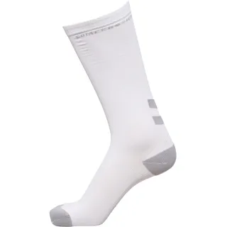 hummel Elite Compression Sock, Weiß/Alloy, 1
