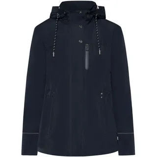 Sommerjacke GIL BRET "Sommerjacke mit Kapuze", Damen, Gr. 44, blau (dunkelblau), Obermaterial: 100% Polyester PES., Jacken Sommerjacke