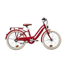 Kinderfahrrad City Bike 20 Zoll Elops 900 Rot