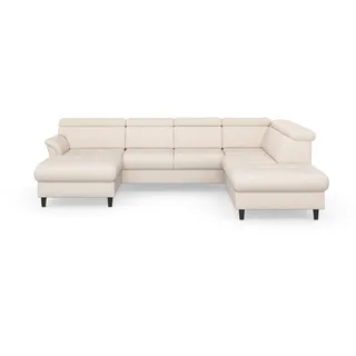 sit&more Wohnlandschaft "Marano U-Form", inklusive Kopfteilverstellung, wahlweise mit Bettfunktion, Bettkasten,