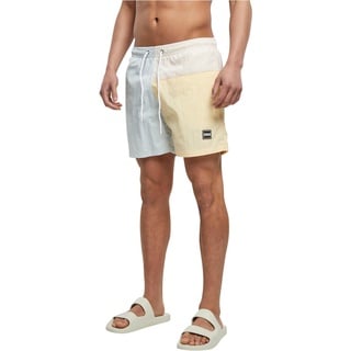 Urban Classics Herren TB6293-3 Block Swim Shorts Badehose, pastelcream, XXL