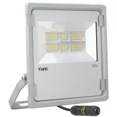 Aric - TWISTER 3 – Proj. Ext. IP65 IK08, grau, 90 integrierte LEDs 100 W 3000 K 12000 lm