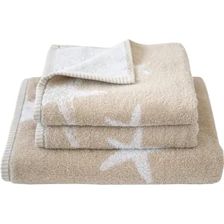 Dyckhoff Duschtuch »Maritim, Starfish«, beige
