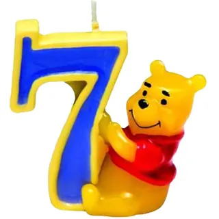 Procos Kerze Winnie Puuh und Freunde Nummer 7