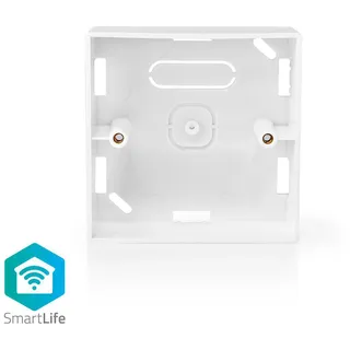 Nedis WIFIWB10WT SmartLife Zubehör für: WIFIWC10WT / WIFIWS10WT / WIFIWS20WT-Oberflächenmontage-ABS Hintere Box, Weiss