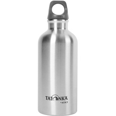 Bild Stainless Steel Bottle 0,4l - Unzerbrechliche Flasche aus Edelstahl - schadstofffrei (BPA-frei), rostfrei, lebensmittelecht, spülmaschinenfest - Mit Öse zum Befestigen (400ml)