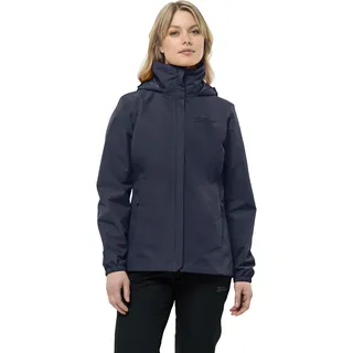 Jack Wolfskin Stormy Point Regenjacke Damen Nacht Blau S