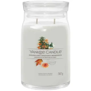 Yankee Candle Woodland Weekend Memories große Duftkerze 567 g grau