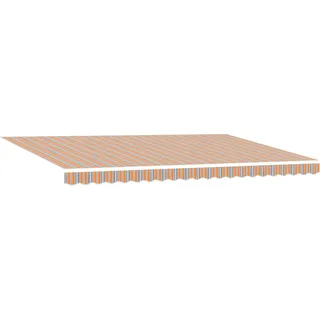 Ausziehbare Markise Mehrfarbig 500 x 300 x 165 cm - Orange