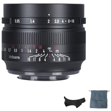 7artisans APS-C Objektiv, 50 mm, F0,95, große Blende, manueller Fokus, für spiegellose Nikon Z-Mount Kameras