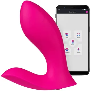 Lovense Flexer Insertable Double Panty Vibrator Vibrator 10.7 cm