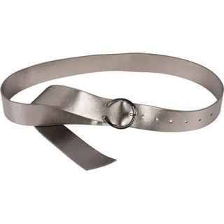 styleBREAKER Taillengürtel "Taillengürtel mit Hufeisen Schnalle" 1 Stk., silber metallic