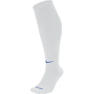 Nike Classic 2 Cushioned Over-the-Calf Socken White/Royal Blue 38-42