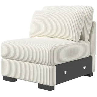 Schlafsessel Beige , Holz , 87.88x85x73.91 cm , Wohnzimmer, Sofas & Couches, Schlafsofas, Schlafsessel