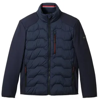 Tom Tailor Herren Hybrid Jacke mit Stehkragen,10668 - Sky Captain Blue, M