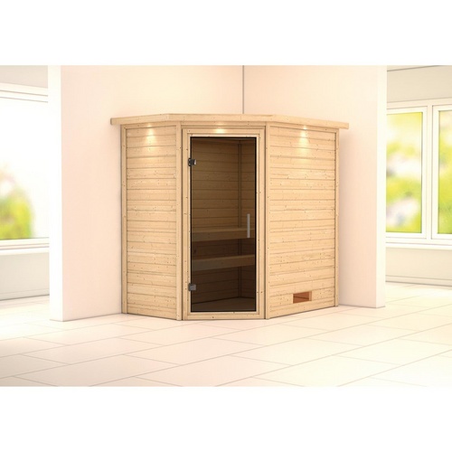 Bild von Sauna Svea ohne Ofen beige