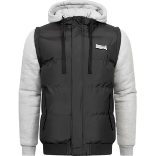 Lonsdale Dowpot schwarz/grau meliert L