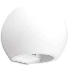 Integral LED Serres Indoor Decorative Paintable Plaster Up & Down Wall Light – Requires 1x G9 LED Bulb (Sold separately) – Match Your Interior, Ideal for Bedroom, Living Room, Hallways & Offices