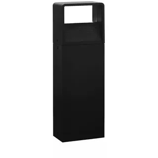 EGLO Sockelleuchte Aluminium Kunststoff L 13,5 x B 7,5 x H 40 cm 1 Stück grau