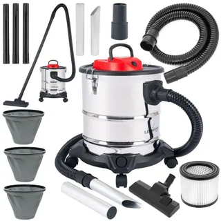 Lehmann Aschesauger 2000W 20L mit Doppelfiltersystem Silber