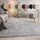 Hochflor-Teppich 60 100 Grau