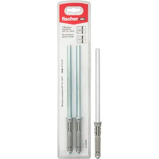 Fischer Versenkbare Regalträger CPF 10 x 150 K, für Anwendungen von Regalen, Regalen und Regalen auf Voll- und Halbmauerwerk, 2 Stück, 501635