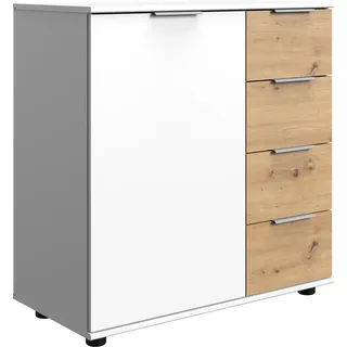 WIMEX Kombikommode Gibraltar 81 x 83 x 41 cm Weiß