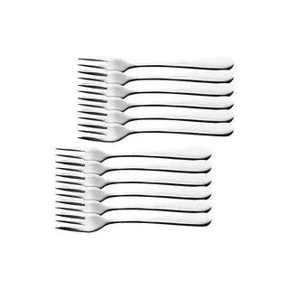 HEPP Kuchengabeln Carlton silber, 12 St.