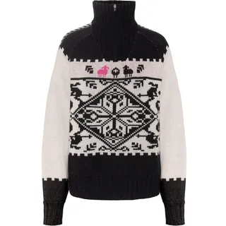 KARI TRAA Damen Saga Knit Pullover (Größe S, schwarz)