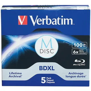 Verbatim BD-R (5 x), Optischer Datenträger